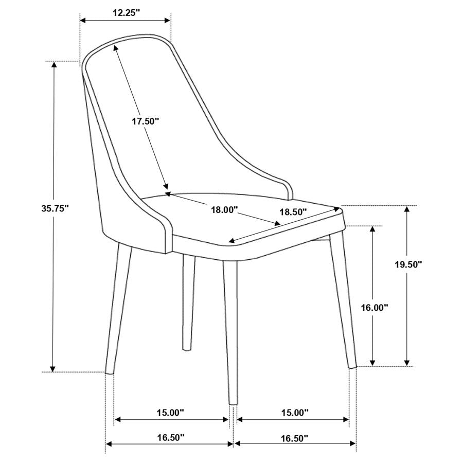 Gabrielle Grey Side Chair - MyWaynesHome #