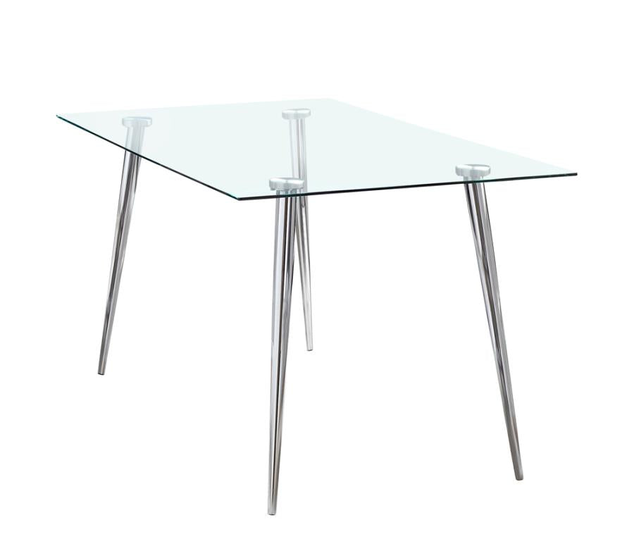 Gilman Silver Dining Table - MyWaynesHome #