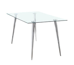 Gilman Silver Dining Table - MyWaynesHome #