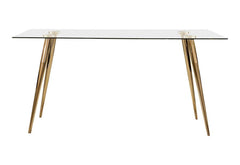 Gilman Gold Dining Table - MyWaynesHome #