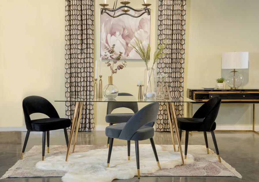 Gilman Gold Dining Table - MyWaynesHome #