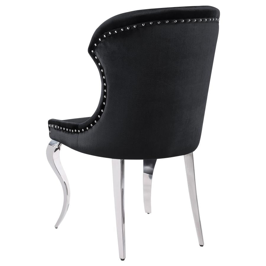 Cheyanne Black Side Chair - MyWaynesHome #