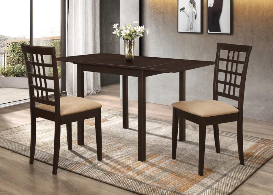 Kelso Brown 3 Pc Dining Set - MyWaynesHome #