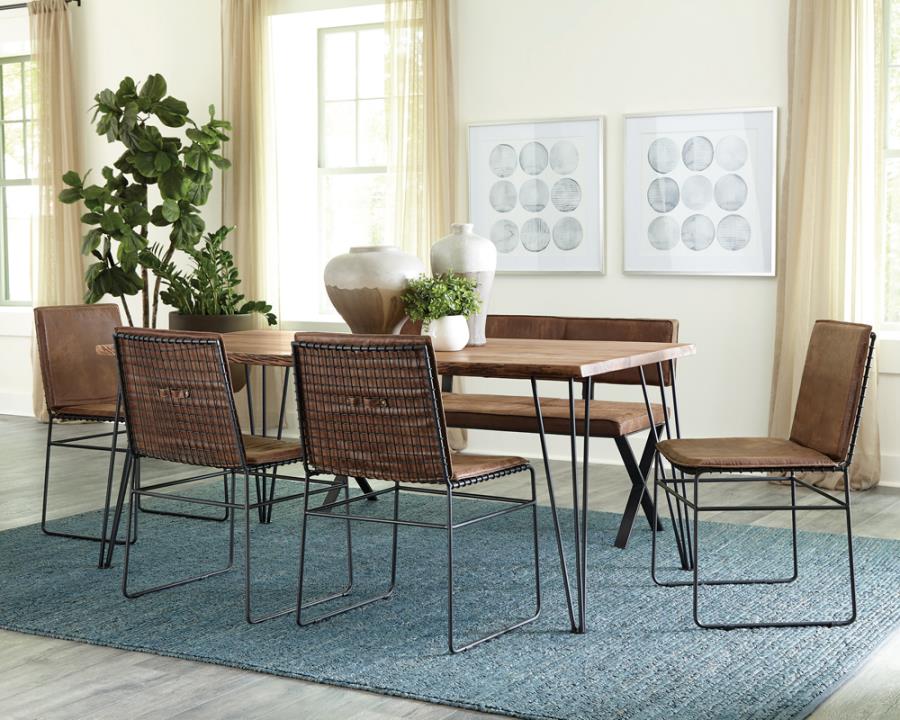 Sherman Brown Dining Table - MyWaynesHome #