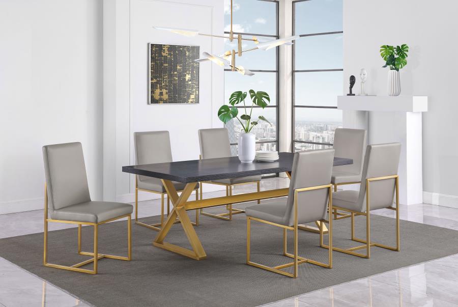 Conway Brown Dining Table - MyWaynesHome #