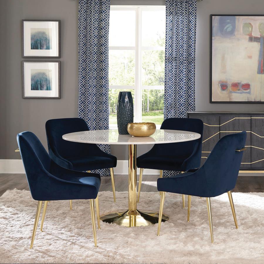 Kella Blue 5 Pc Dining Set - MyWaynesHome #