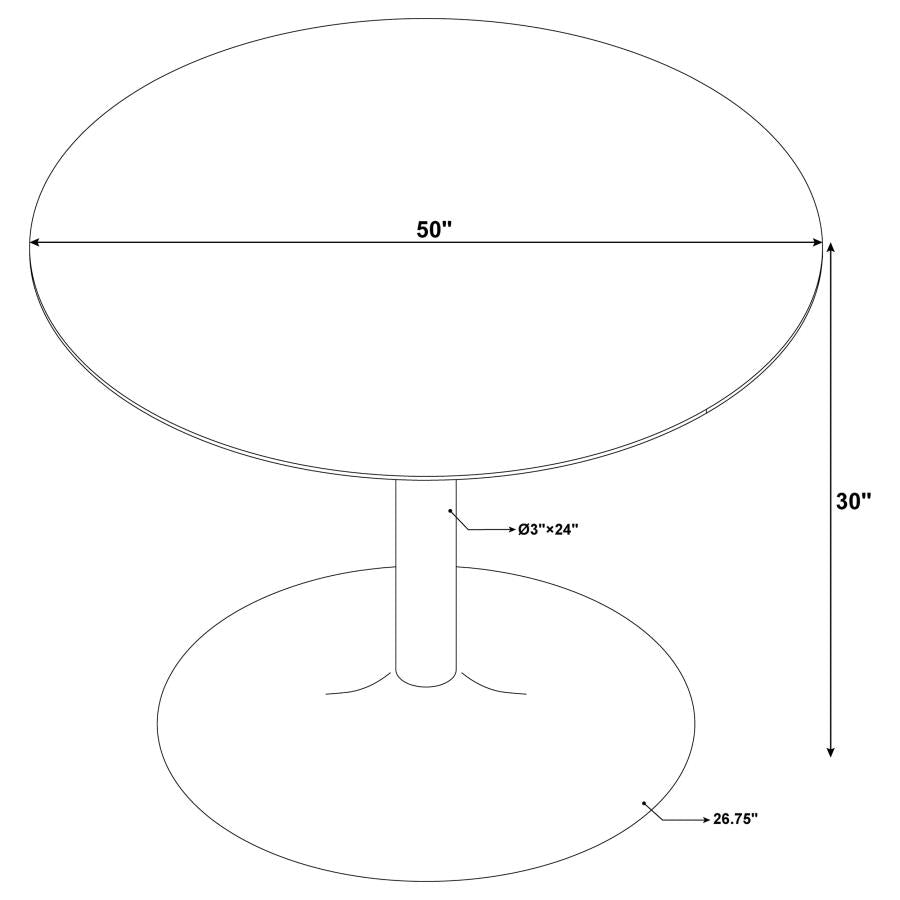 Kella Gold Dining Table - MyWaynesHome #