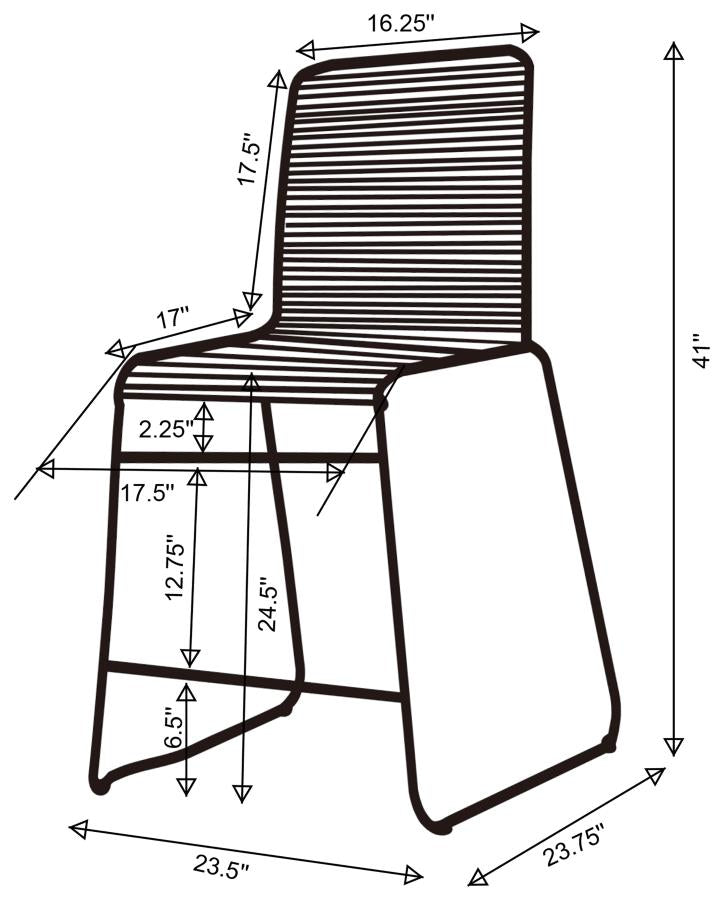 Jerome Grey Counter Stool - MyWaynesHome #
