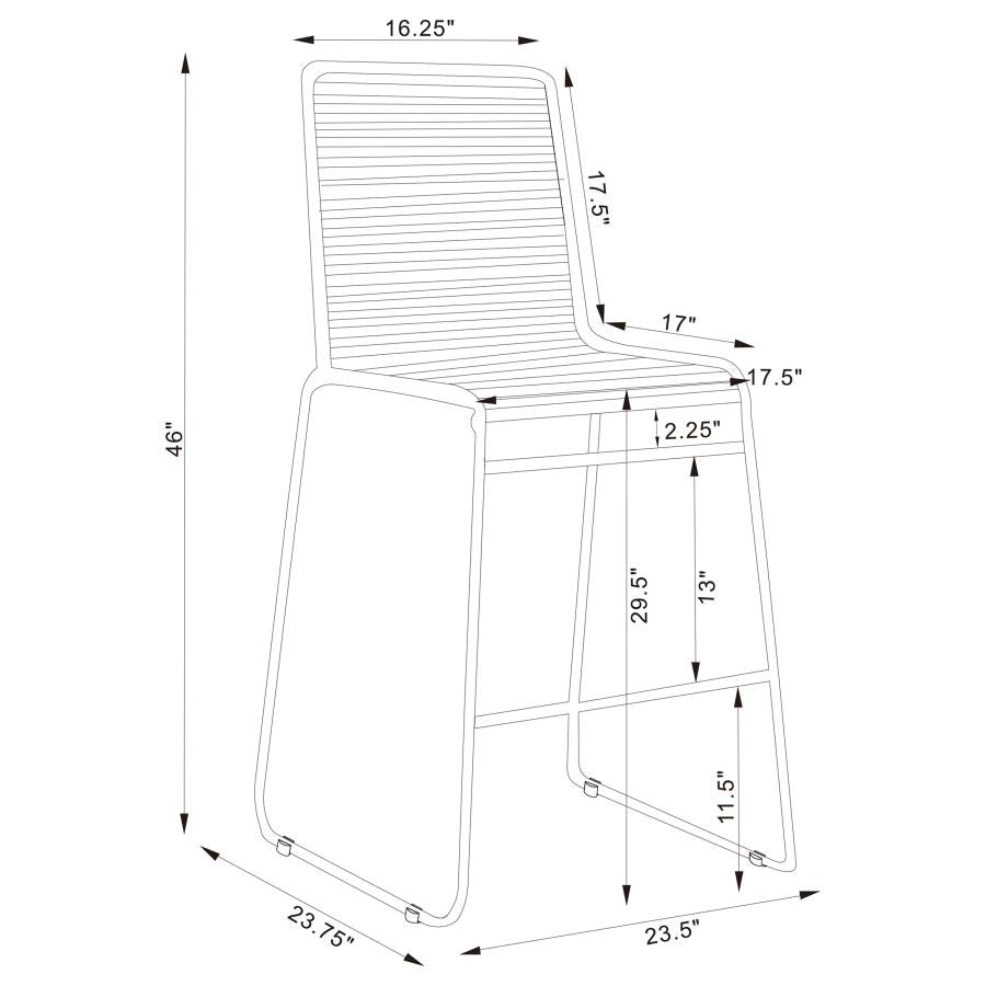 Jerome Grey Bar Stool - MyWaynesHome #