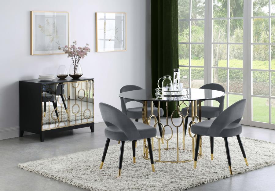 Lindsey Grey Side Chair - MyWaynesHome #