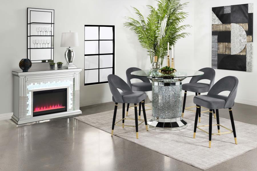 Lindsey Grey Counter Stool - MyWaynesHome #