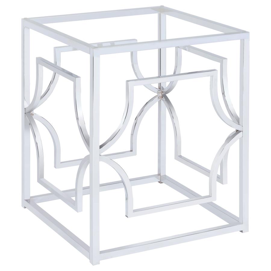 Starlight Silver Dining Table Base - MyWaynesHome #