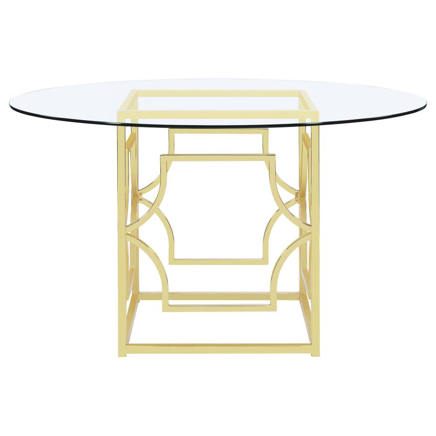 Starlight Gold Dining Table - MyWaynesHome #