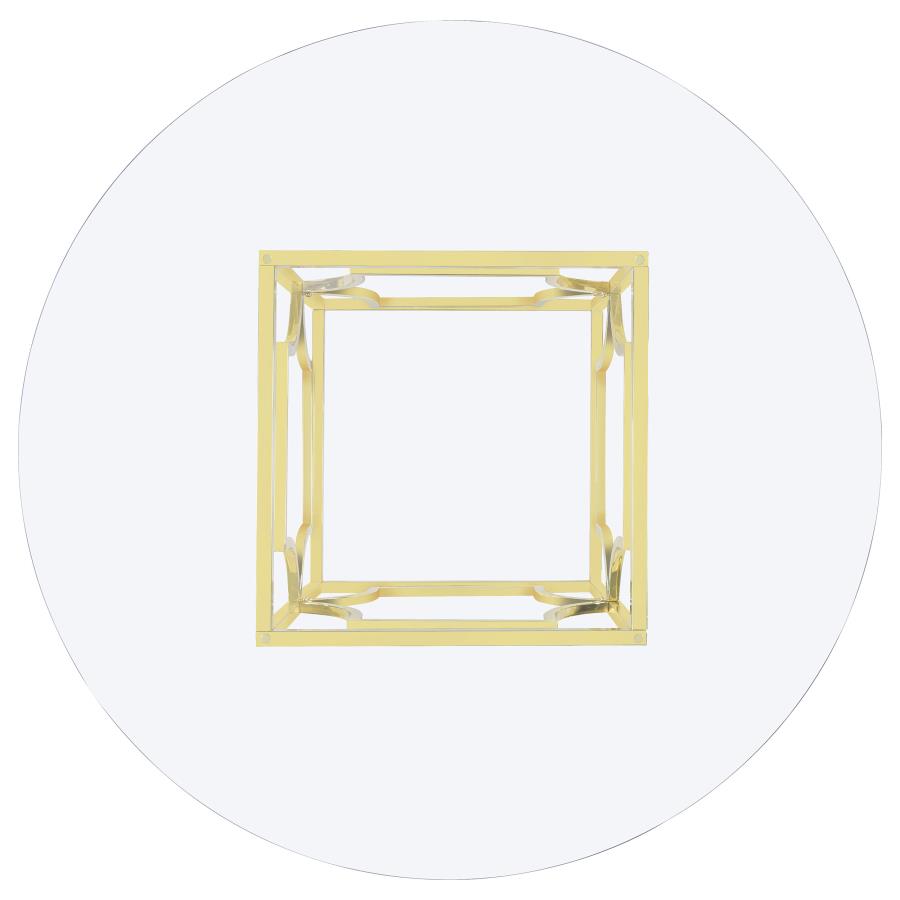 Starlight Gold Dining Table - MyWaynesHome #