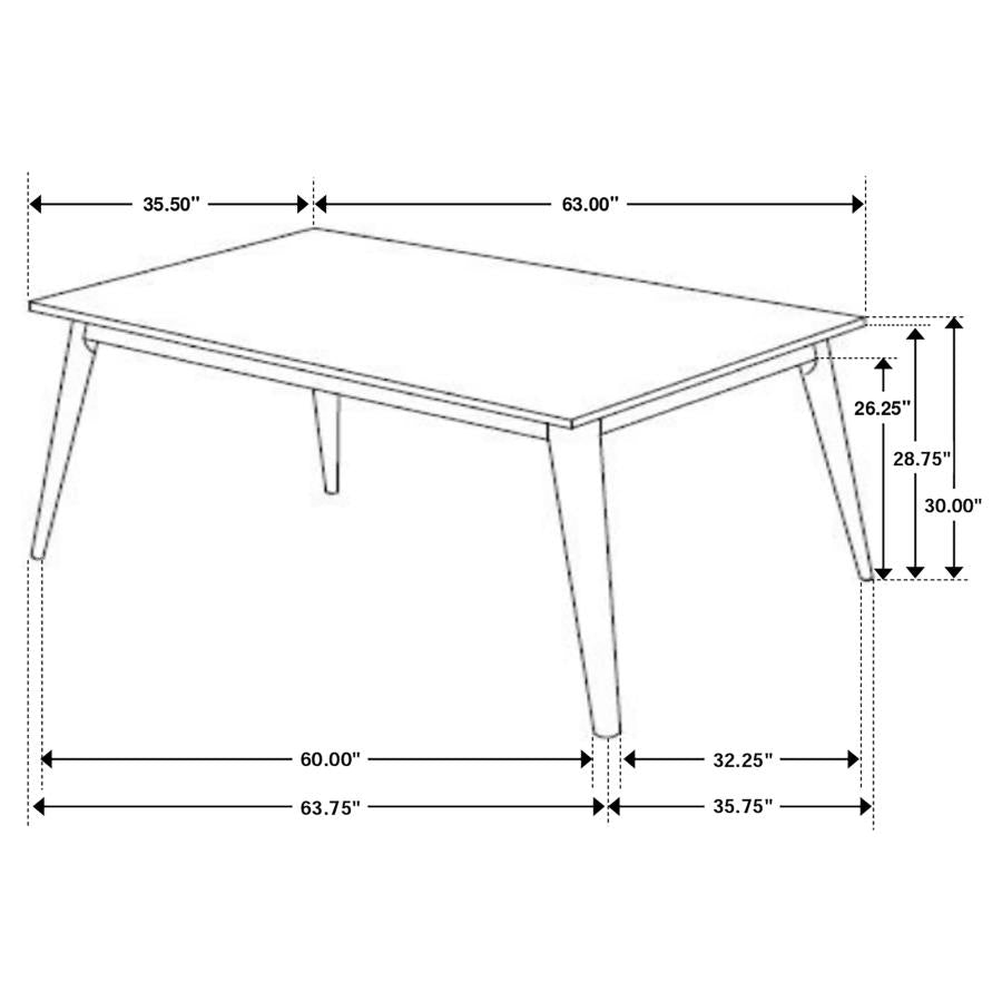 Everett White 6 Pc Dining Set - MyWaynesHome #