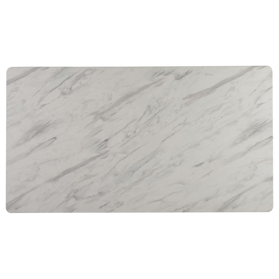 Everett White Dining Table - MyWaynesHome #