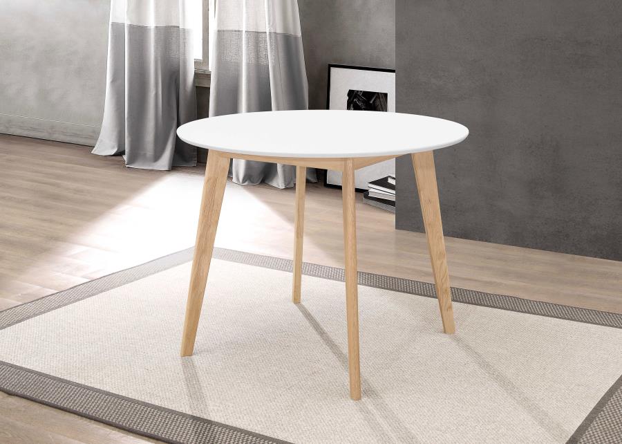 Breckenridge White Round Dining Table - MyWaynesHome #