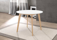 Breckenridge White Round Dining Table - MyWaynesHome #