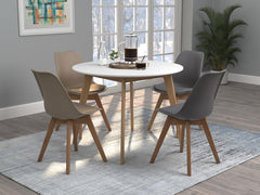 Breckenridge White Round Dining Table - MyWaynesHome #