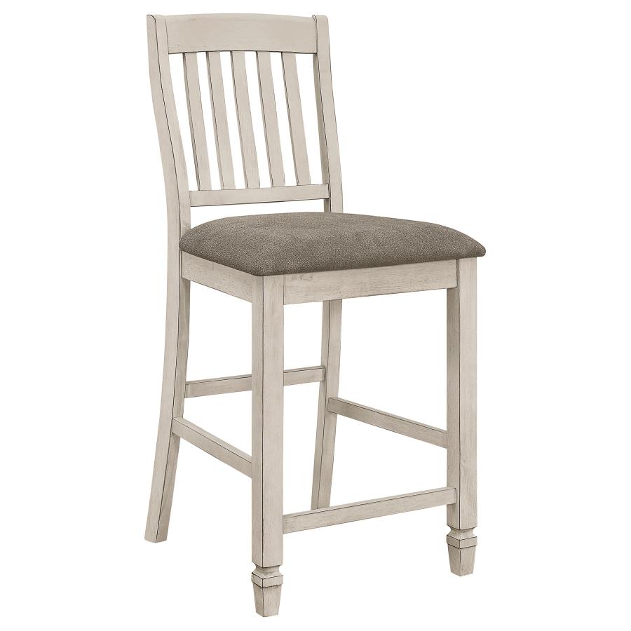 Sarasota Ivory 7 Pc Counter Height Dining Set - MyWaynesHome #