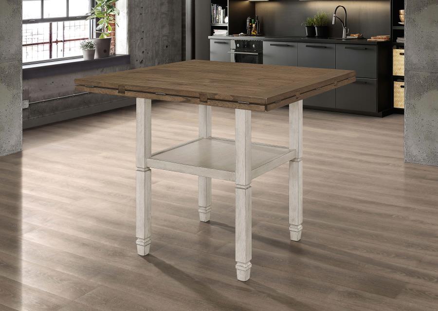 Sarasota Brown Counter Height Dining Table - MyWaynesHome #