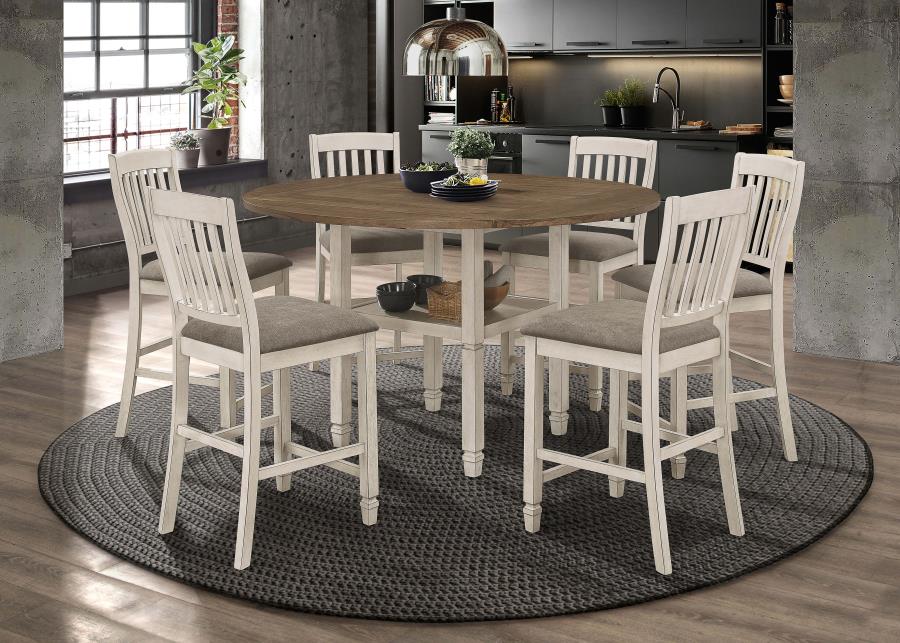 Sarasota Brown Counter Height Dining Table - MyWaynesHome #