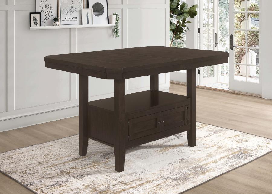 Prentiss Brown Counter Height Dining Table - MyWaynesHome #