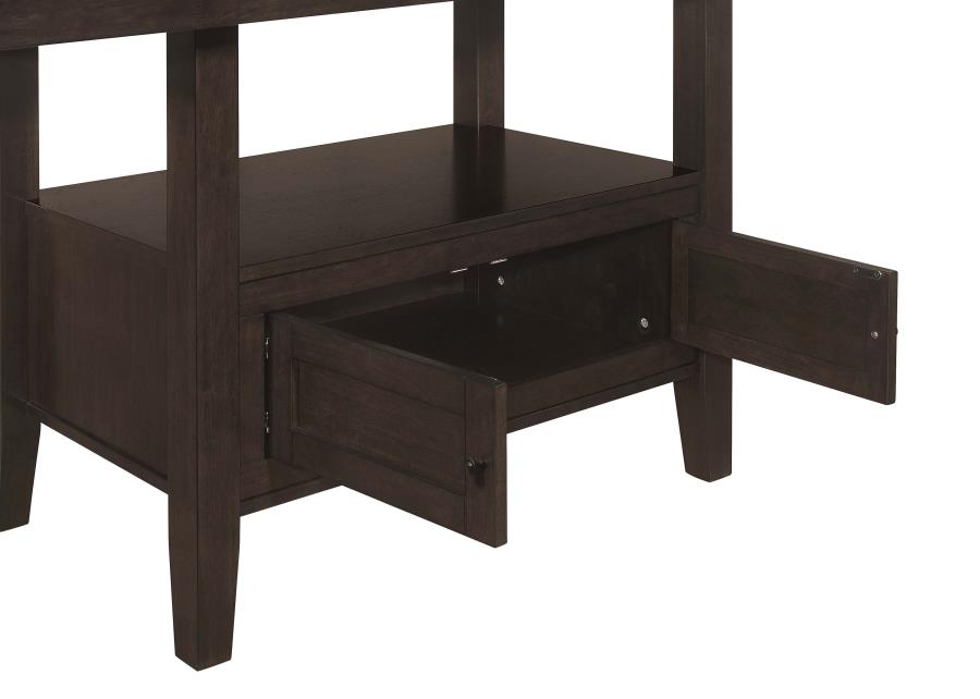 Prentiss Brown Counter Height Dining Table - MyWaynesHome #