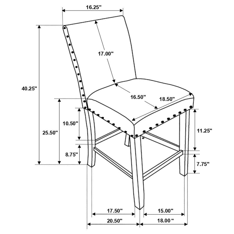 Kentfield Grey Counter Stool - MyWaynesHome #