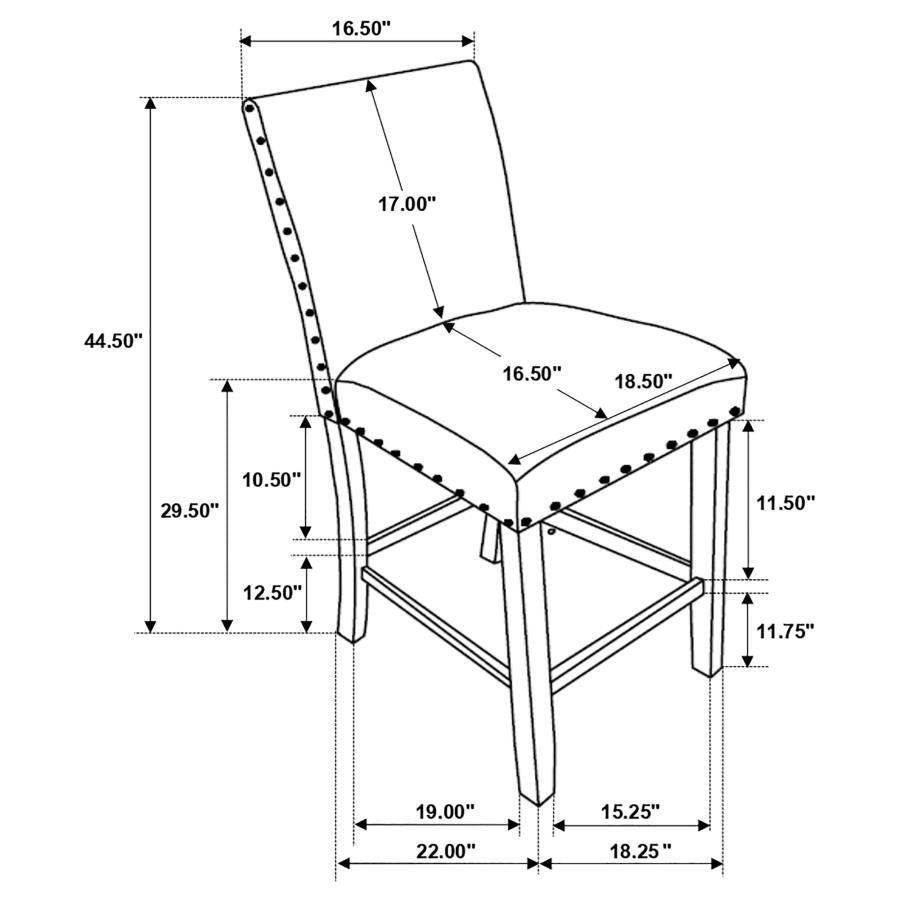 Ralland Beige Bar Stool - MyWaynesHome #