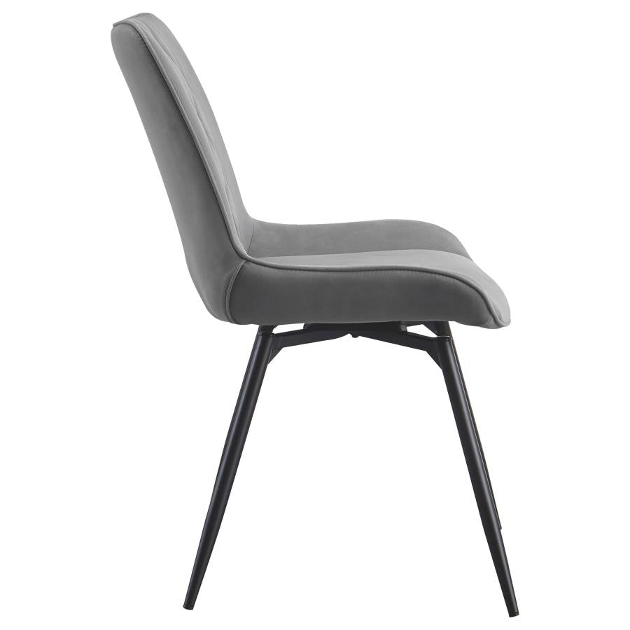 Diggs Grey Swivel Side Chair - MyWaynesHome #