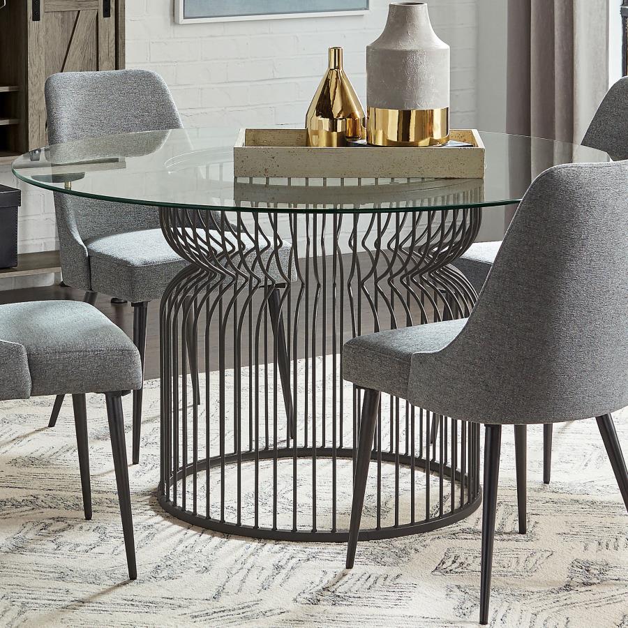 Granvia Black Dining Table - MyWaynesHome #