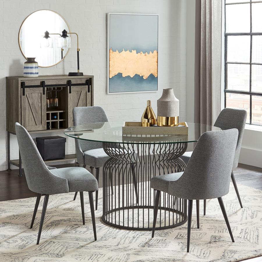 Granvia Black Dining Table - MyWaynesHome #