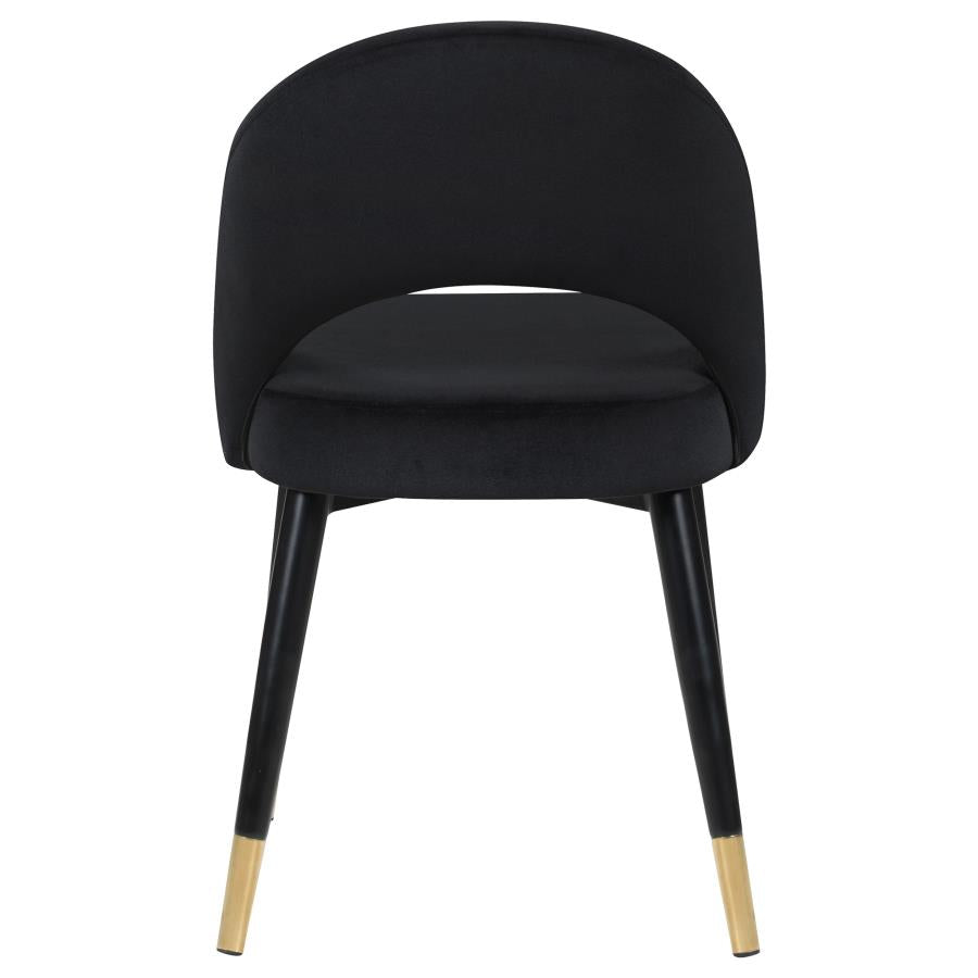 Lindsey Black Side Chair - MyWaynesHome #
