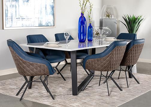 Mayer Blue Arm Chair - MyWaynesHome #