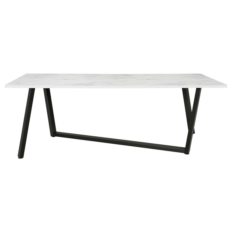 Mayer White Dining Table - MyWaynesHome #