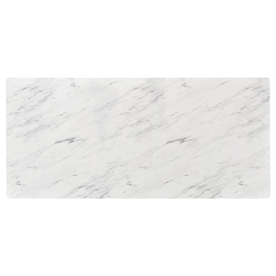Mayer White Dining Table - MyWaynesHome #