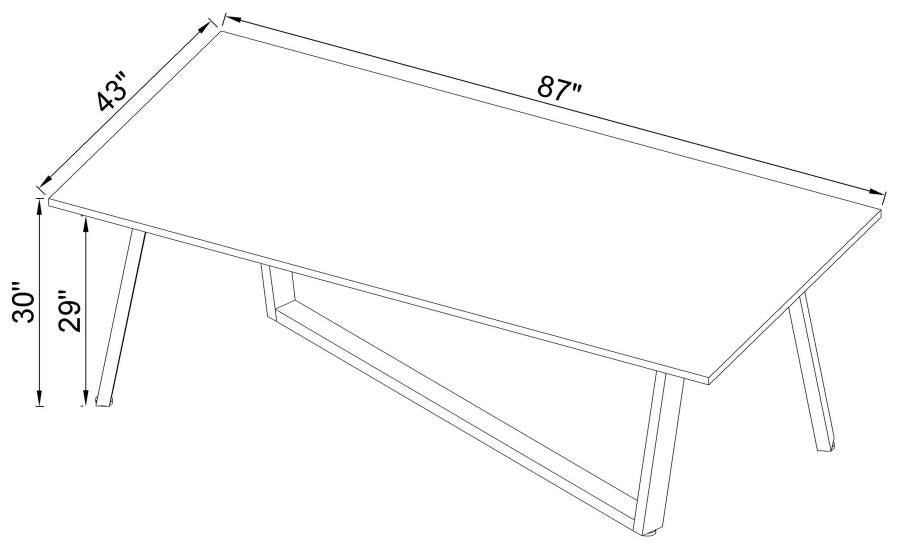 Mayer White Dining Table - MyWaynesHome #