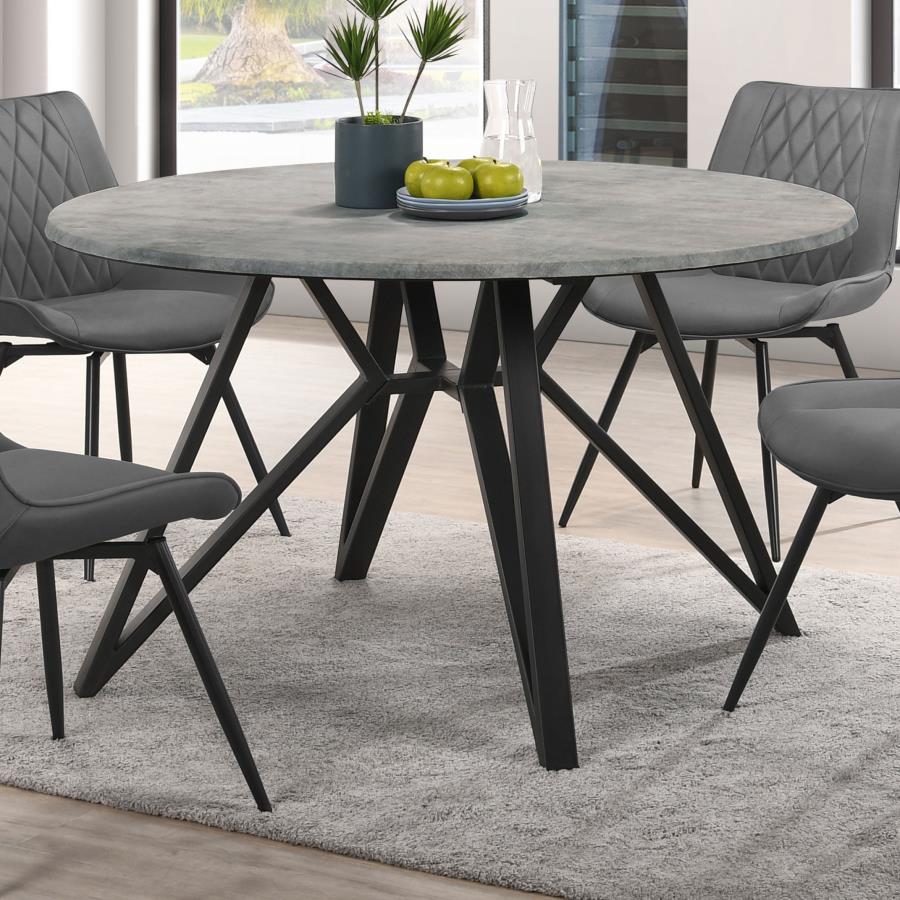 Neil Grey Dining Table - MyWaynesHome #