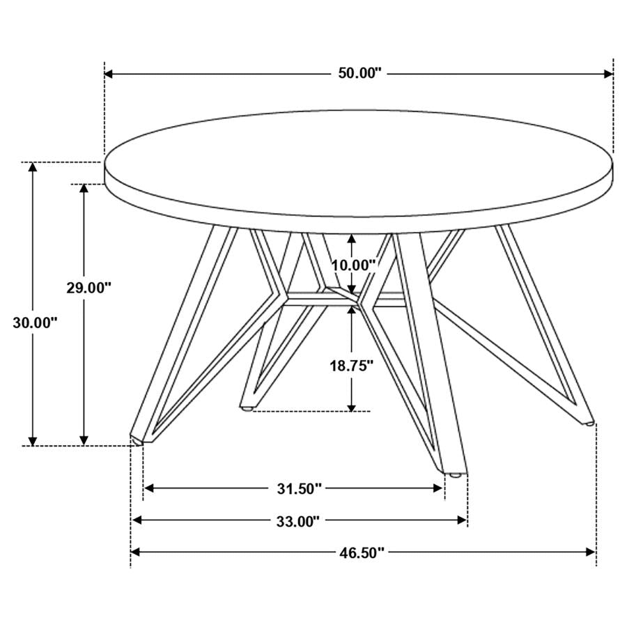 Neil Grey Dining Table - MyWaynesHome #