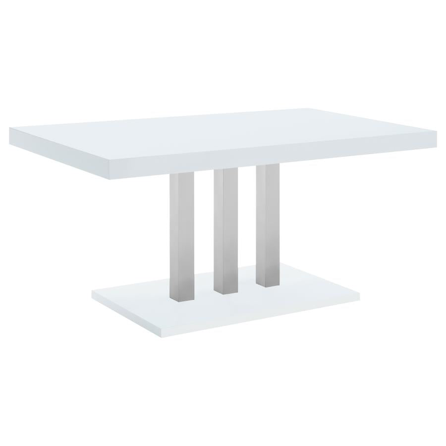 Brooklyn White 5 Pc Dining Set - MyWaynesHome #