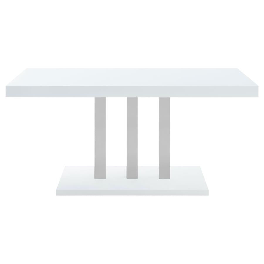 Brooklyn White Dining Table - MyWaynesHome #