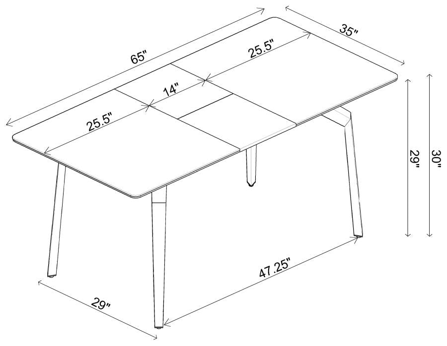 Mina White Dining Table - MyWaynesHome #