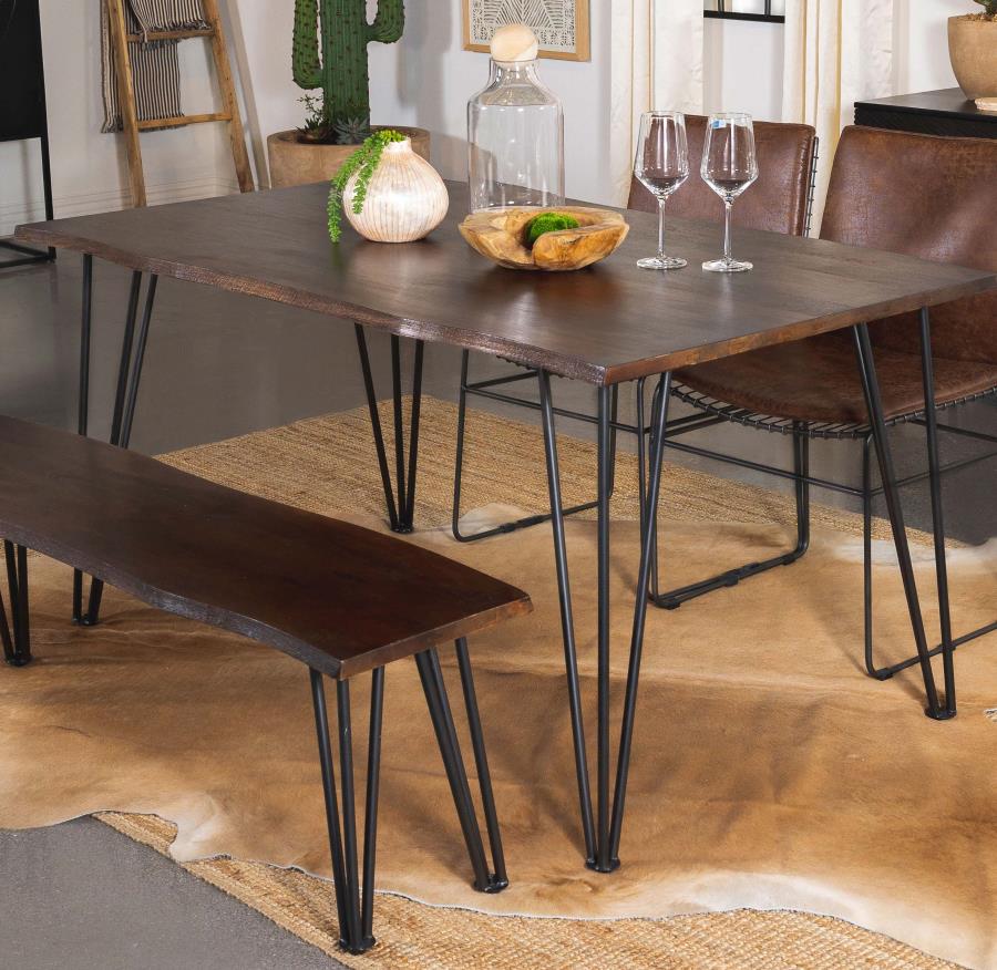 Topeka Brown Dining Table - MyWaynesHome #