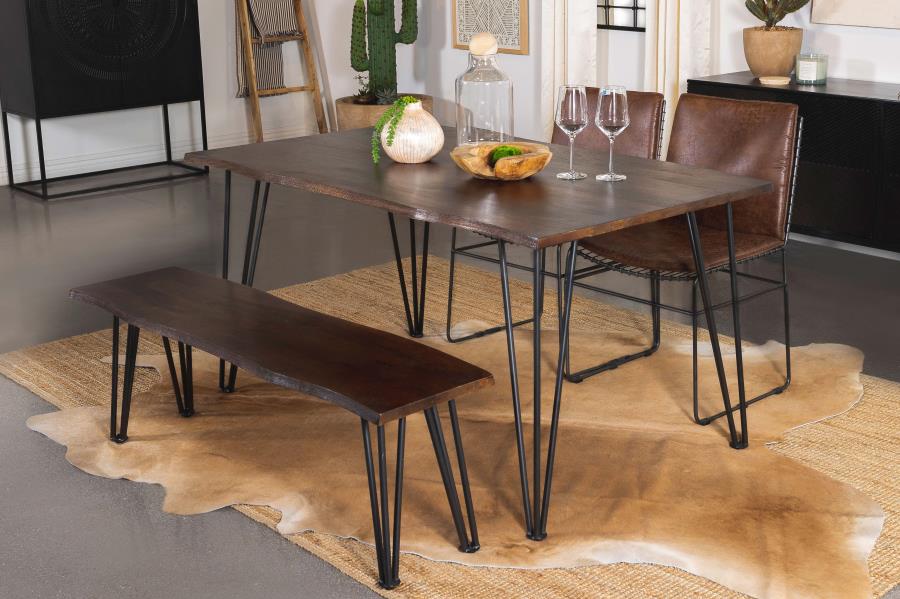 Topeka Brown Dining Table - MyWaynesHome #