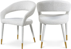 Destiny - Fabric Dining Chair - Cream