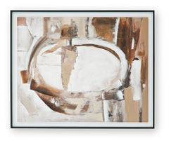 Bradlow - Wall Art - Brown / White / Black
