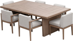 Solace - Acacia Wood Outdoor Patio Dining Table - Natural