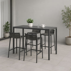 Maldives - Rope Outdoor Patio Bar Stool (Set of 2)