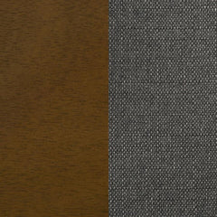 Alfredo - Upholstered Dining Bench - Gray And Natural Walnut